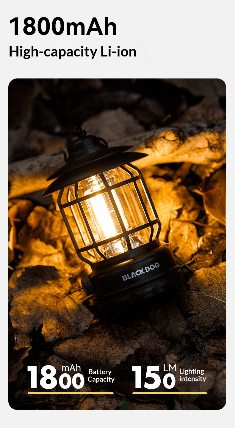 BLACKDOG Candlelight Retro Camping Lamp - 150LM