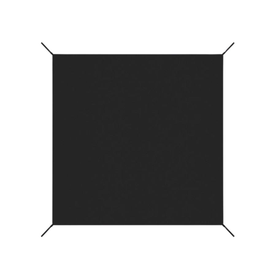 BLACKDOG Dome Canopy Ground Sheet - 280 x 280 CM