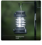 BLACKDOG Black Seal 2-in-1 Lantern Fan Light