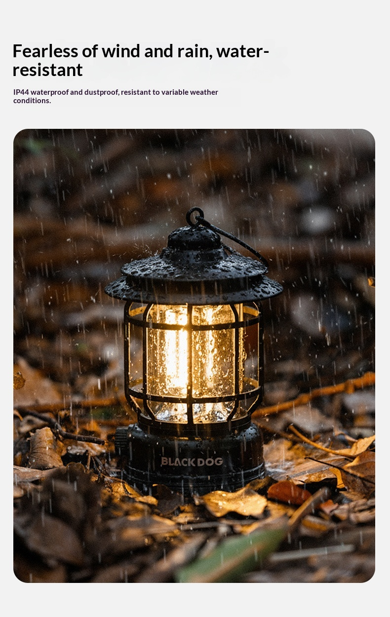 BLACKDOG Candlelight Retro Camping Lamp - 150LM