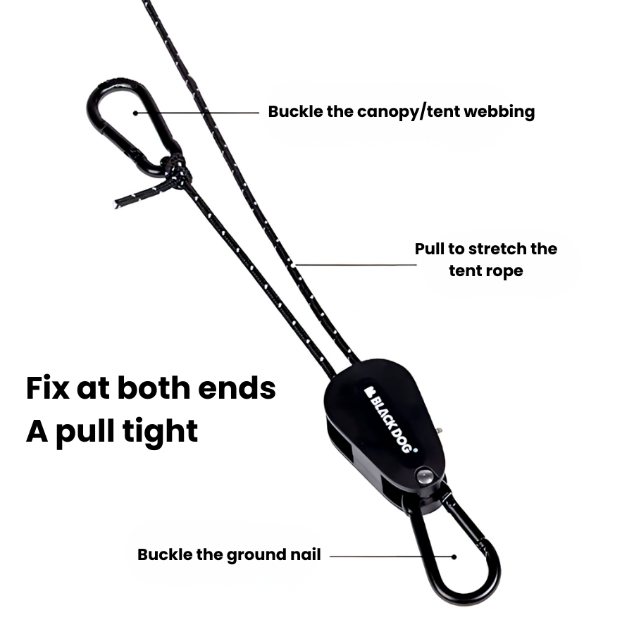 BLACKDOG Adjustable Wind Rope Regulator