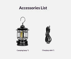 BLACKDOG Candlelight Retro Camping Lamp - 150LM