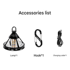 BLACKDOG Star Lamp Ambiance Camping Lamp