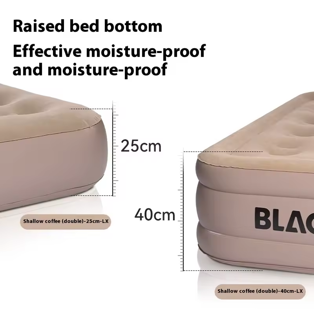 BLACKDOG Dumeng Auto Inflatable Sleeping Bed 2P with Pillow – 25CM
