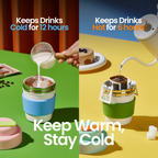 CHAKO LAB Coffee Cup Ceramic Thermos – 420ML