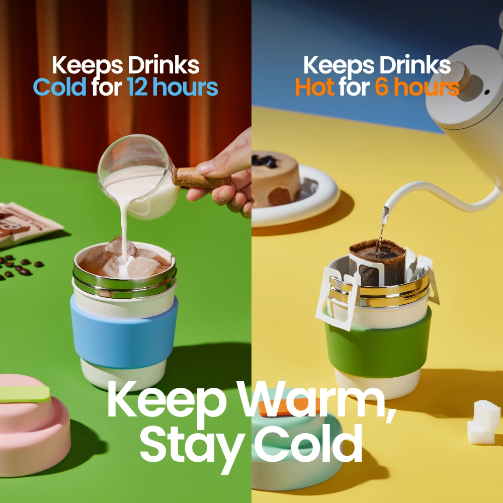 CHAKO LAB Coffee Cup Ceramic Thermos – 420ML