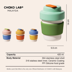 CHAKO LAB Coffee Cup Ceramic Thermos – 420ML