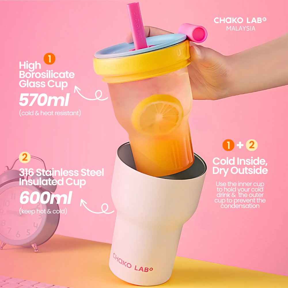 CHAKO LAB Pang Pang Cup Double Layer - 600ML