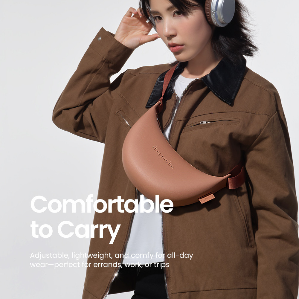 FUNGOOFUN Banana Crossbody Bag