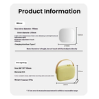 FUNGOOFUN Makeup Bag With Mirror