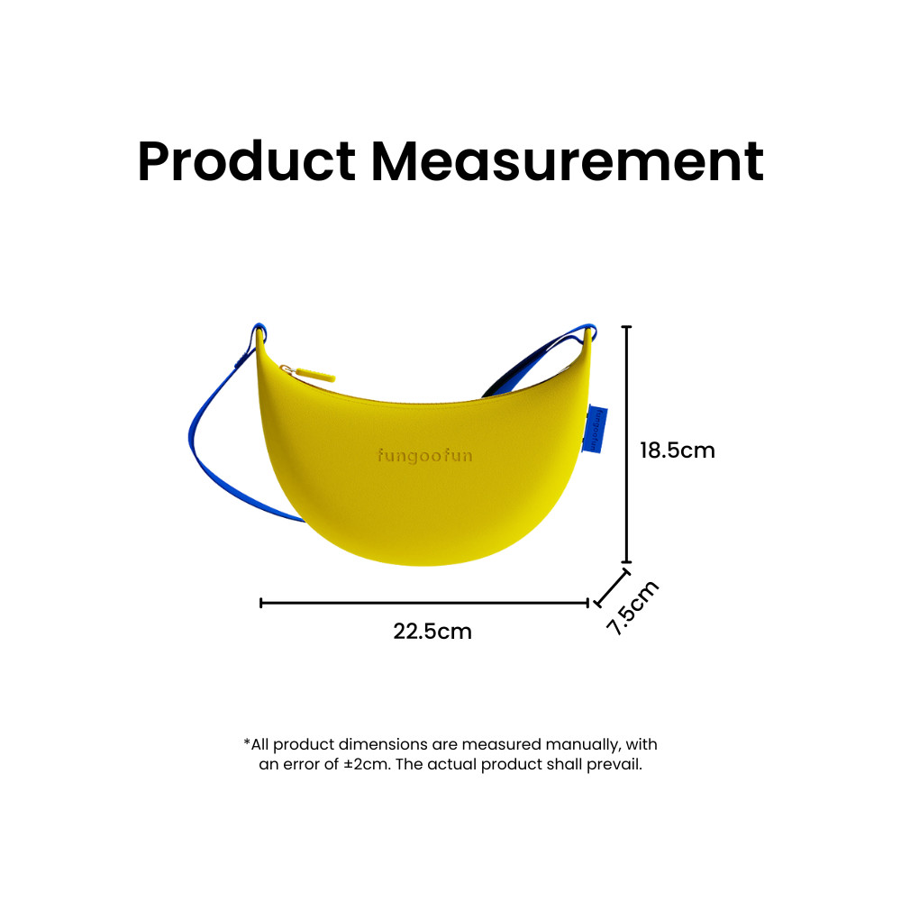 FUNGOOFUN Banana Crossbody Bag