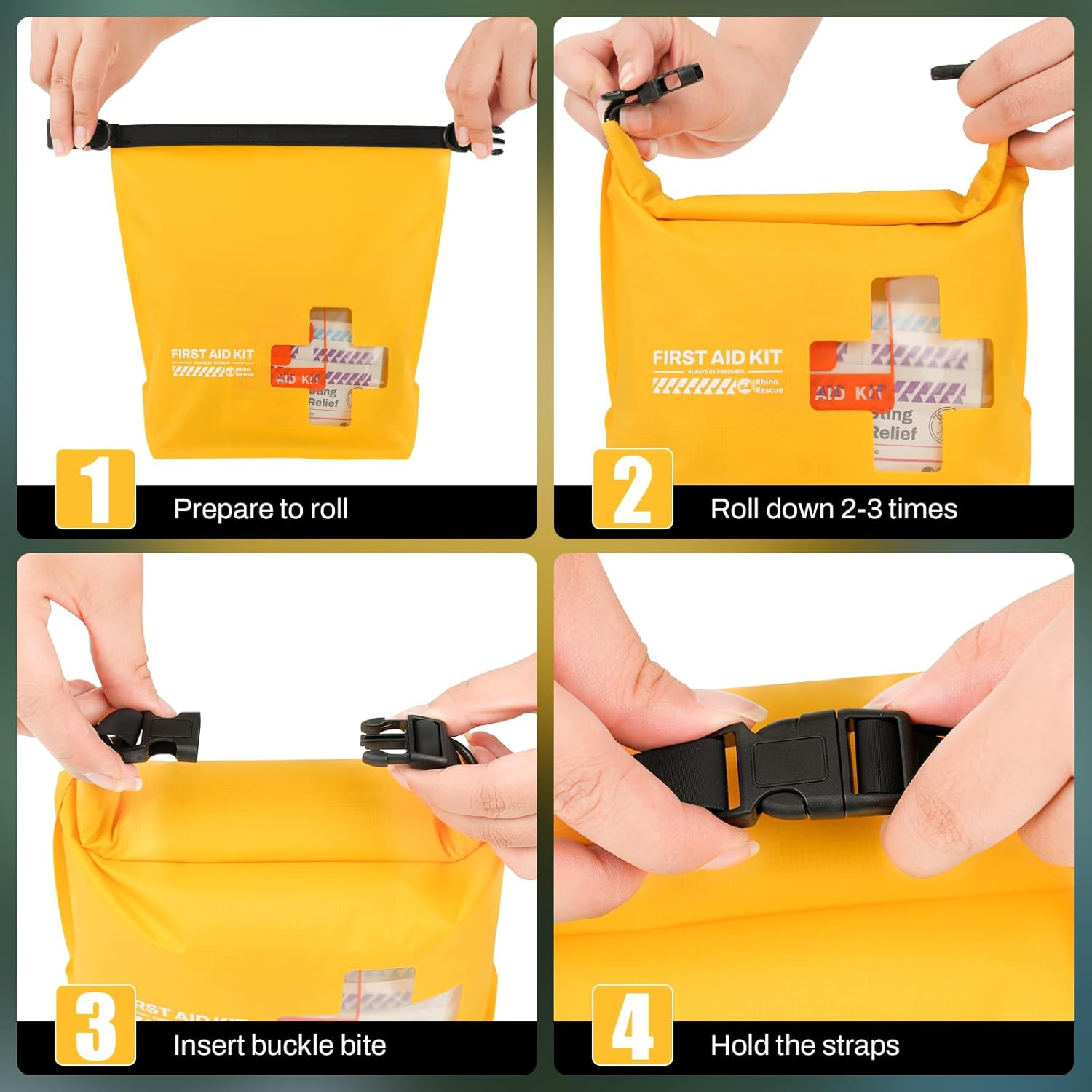 RHINO RESCUE Dry Bag First Aid Kit