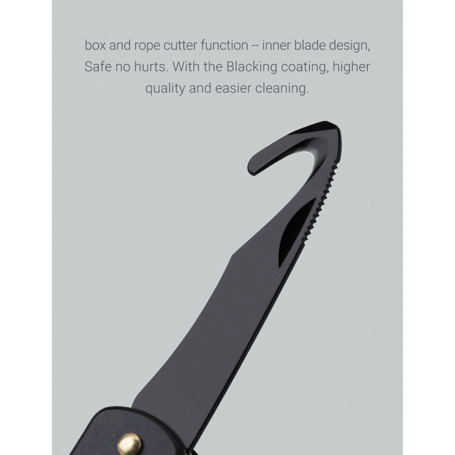 NEXTOOL NE20010 6-in-1 Multifunction Outdoor Nail Clipper - Black