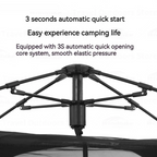 BLACKDOG 2 Door 2 Window - Automatic Tent 3–4 Person