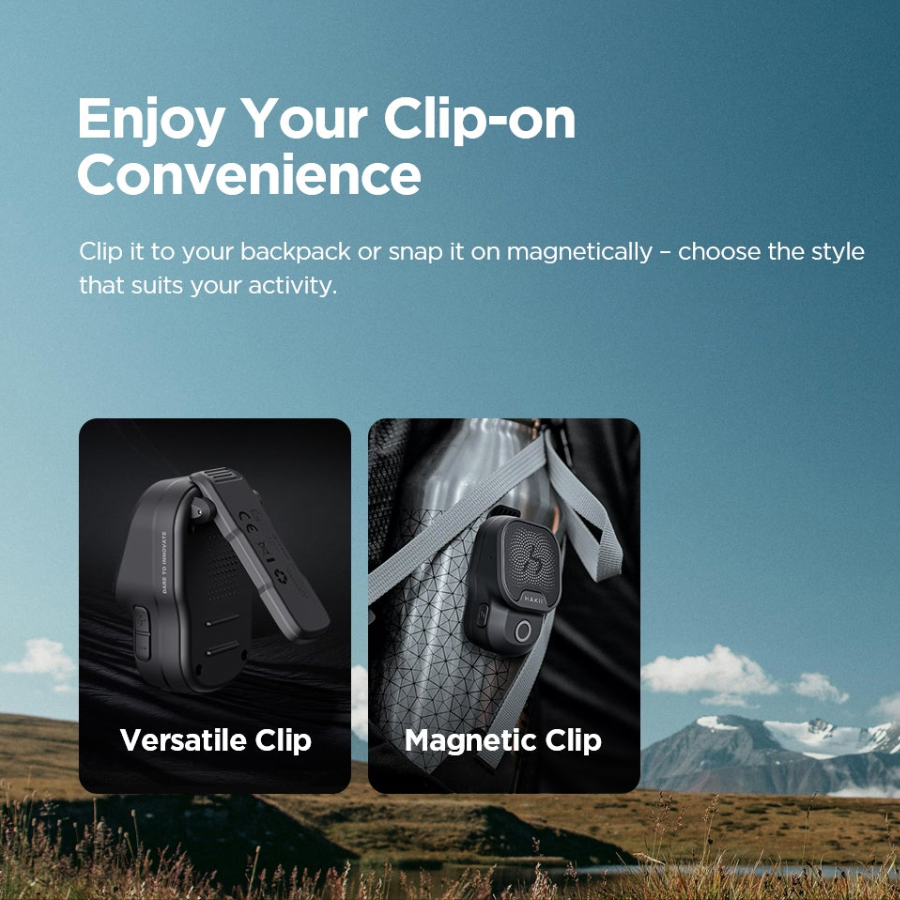 HAKII Boulder Clip-on Wearable Speaker
