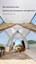 BLACKDOG Leisure Base Tent 2.4 - 240CM X 240CM (2-4 Person)