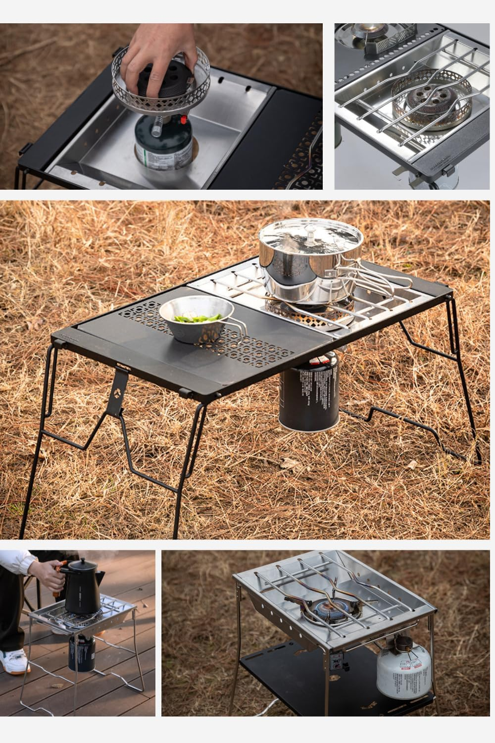 CAMPINGMOON IGT Cooking Set (OD-4 Stove + CK-25PG + CK-3650-T38 + CK-25F-1P)