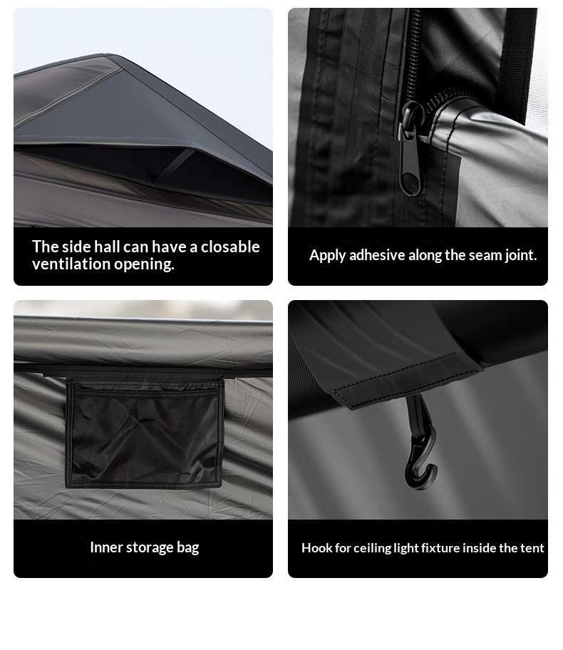 BLACKDOG Mount Haven AIR PRO Inflatable Cabin Tent - 230CM X 260CM (4-5 Person)