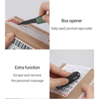 NEXTOOL NE20011 6-in-1 Multifunction Outdoor Nail Clipper - Olive Drab
