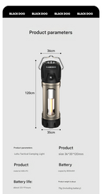 BLACKDOG Raitu – Tactical Camping Lamp