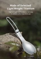 KEITH TITANIUM Folding Spork Ti5309