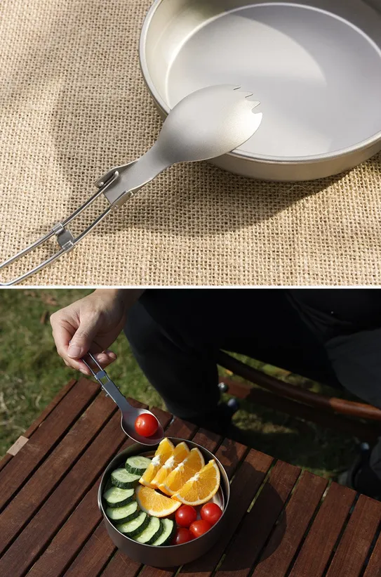KEITH TITANIUM Folding Spork Ti5309
