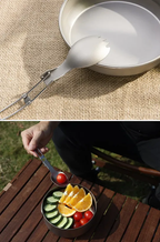 KEITH TITANIUM Folding Spork Ti5309