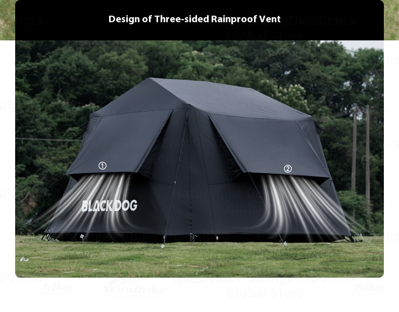 BLACKDOG Yunshe 6.0 Auto Tent – 230CM x 260CM  (4–6 Person)