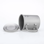KEITH TITANIUM Single-Wall Mug with Folding Handle & Lid 300ml Ti3201
