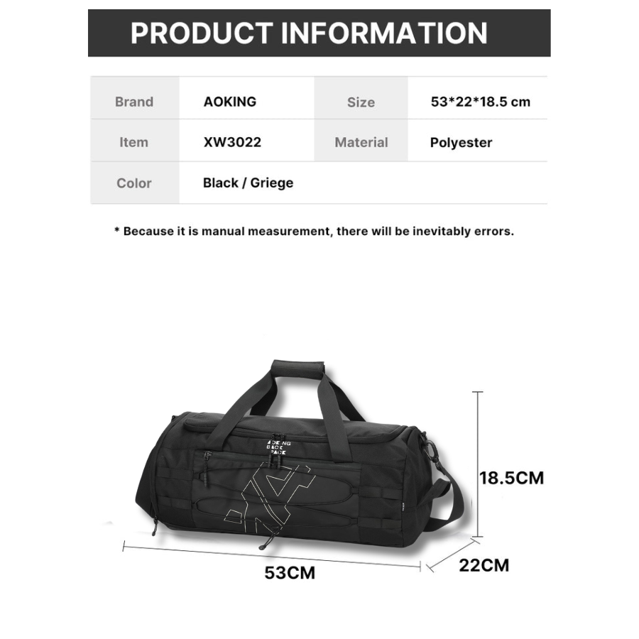 AOKING Travel Bag Large Capacity Duffel Bag XW3022-5