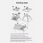 BLACKDOG 2 Door 2 Window - Automatic Tent 3–4 Person