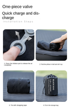 BLACKDOG Yungan – 2 in 1 Sponge Inflatable Pillow