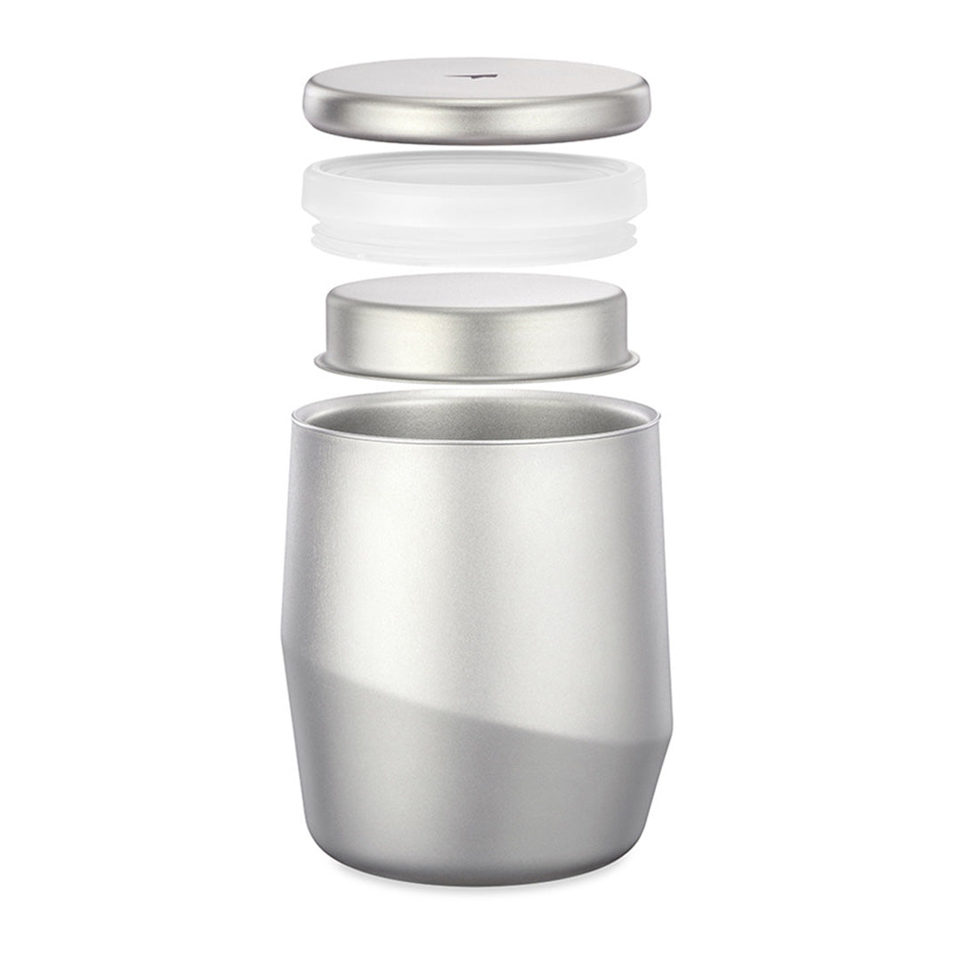 KEITH TITANIUM Double Wall Coffee Mug with Lid 220ml Ti3311