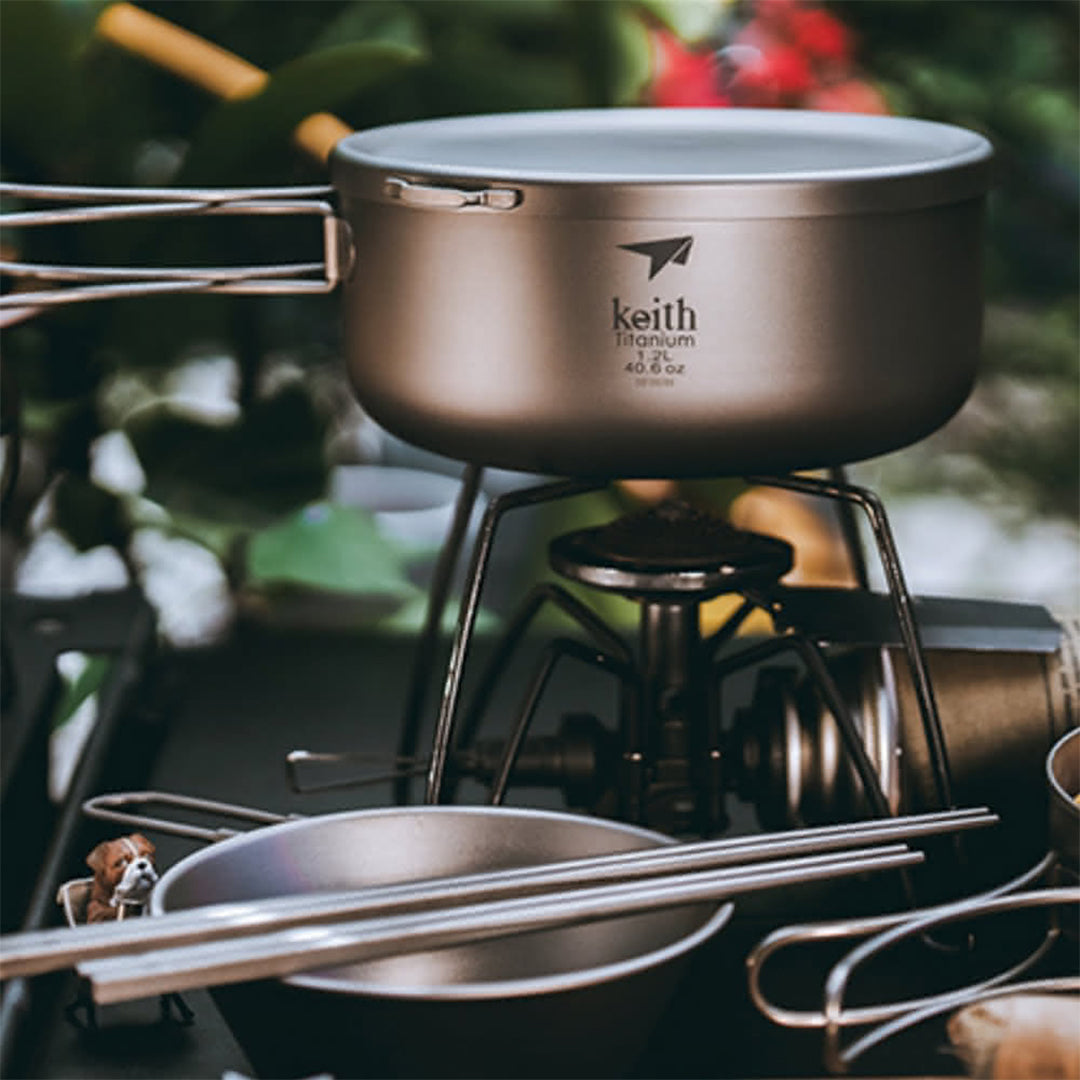 KEITH TITANIUM Bento Lunch Box 1200ml Ti5329