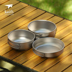 KEITH TITANIUM 3-Piece Pan Cook Set Ti6053