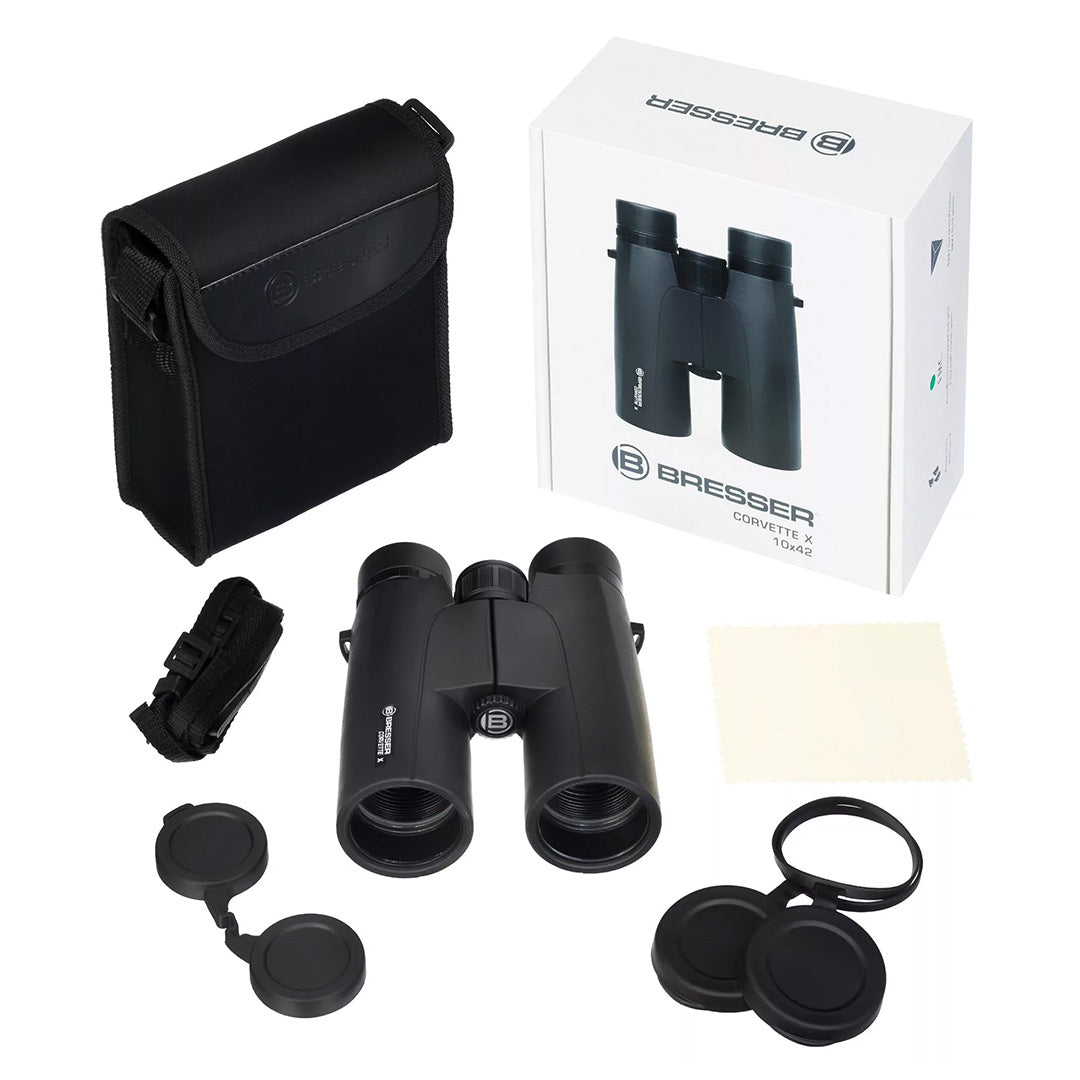 BRESSER Corvette X 10x42 Waterproof Outdoor Binoculars