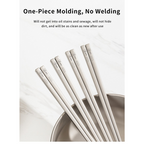 KEITH TITANIUM Round Handle Chopsticks Ti5620