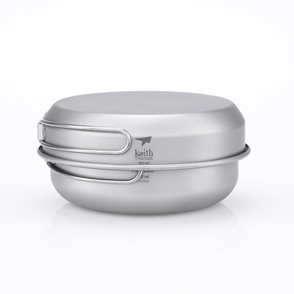 KEITH TITANIUM 3-Piece Pan Cook Set Ti6053