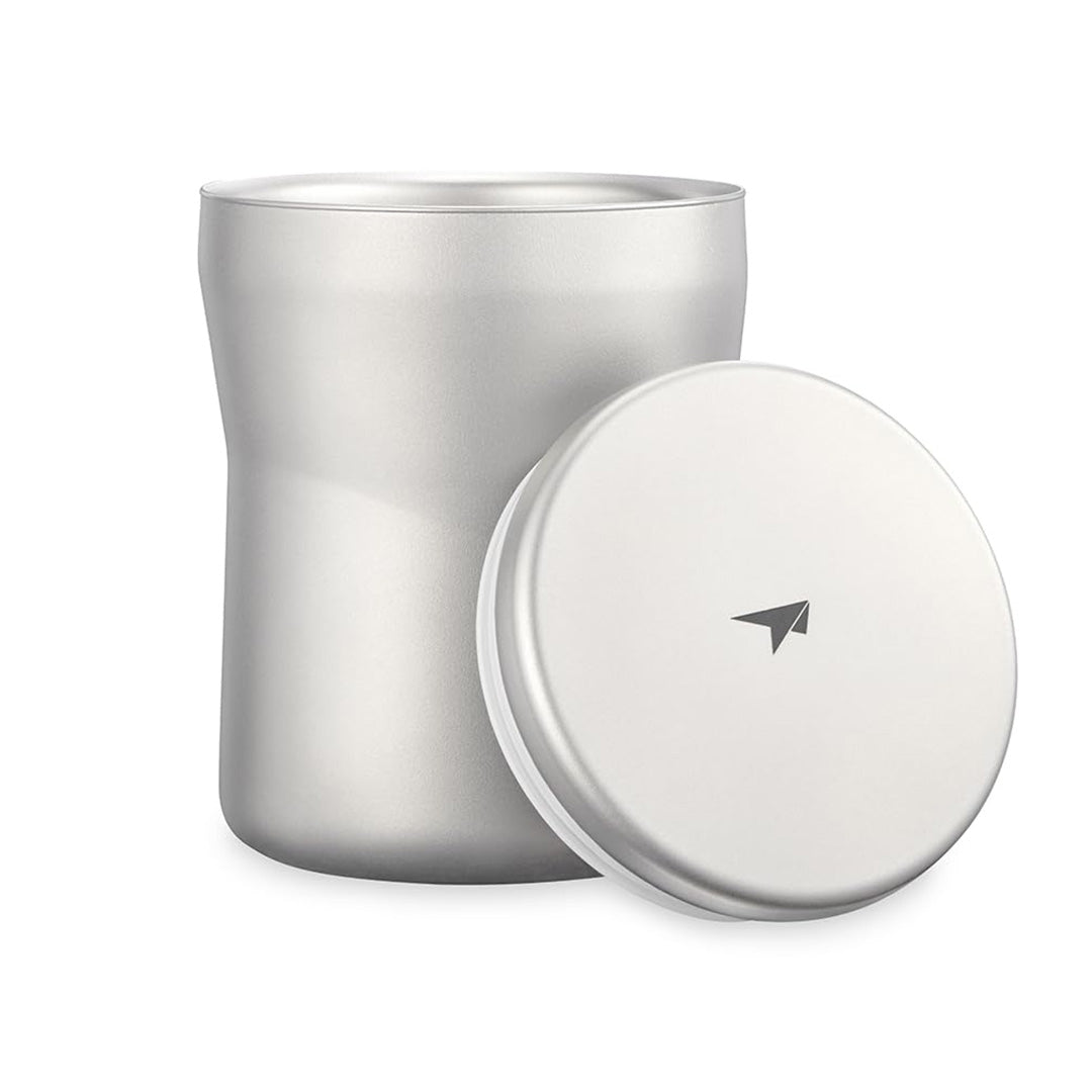 KEITH TITANIUM Double Wall Coffee Mug with Lid 220ml Ti3312
