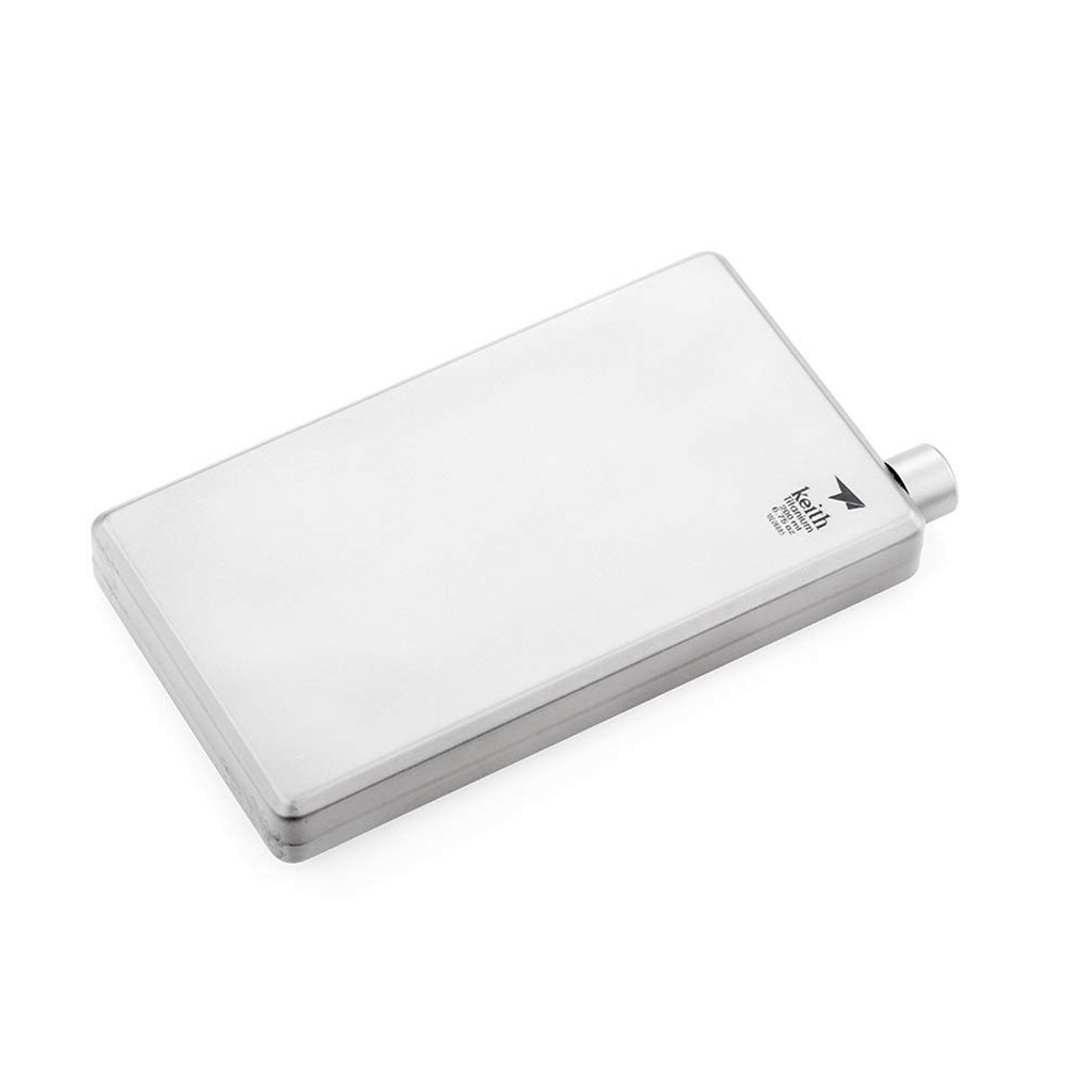 KEITH TITANIUM Pocket Flask with Funnel 120ml Ti9306
