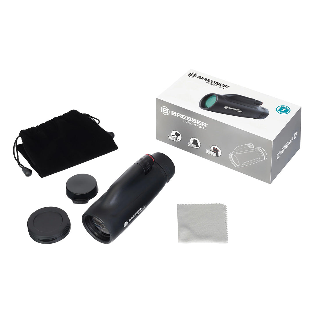 BRESSER Borken 10x42 HD Compact Outdoor Monoculars