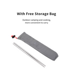 KEITH TITANIUM Round Handle Chopsticks Ti5620