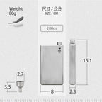 KEITH TITANIUM Pocket Flask with Funnel 120ml Ti9306