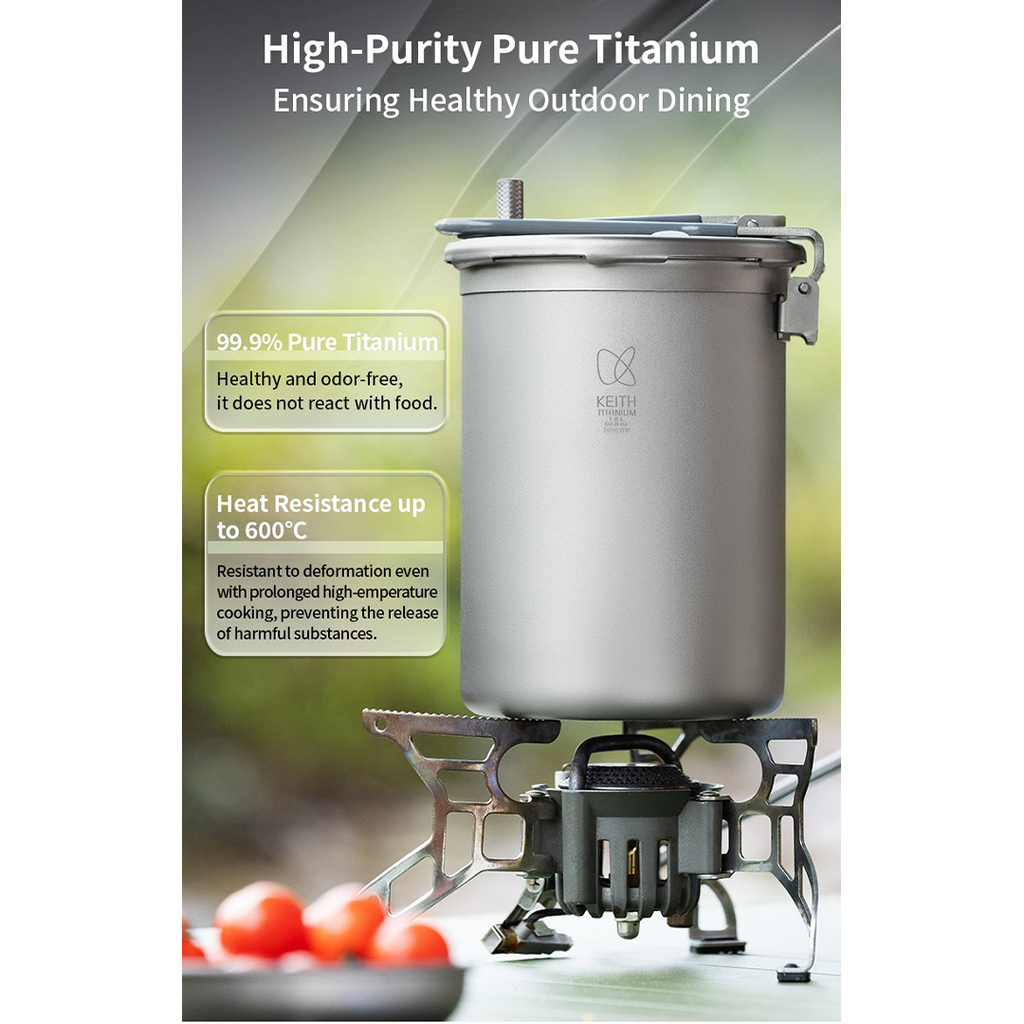 KEITH TITANIUM High-Altitude Pressure Cooker Ti6302