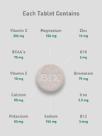 BIX Recovery Supplement Effervescent Tablets - 10 Tabs