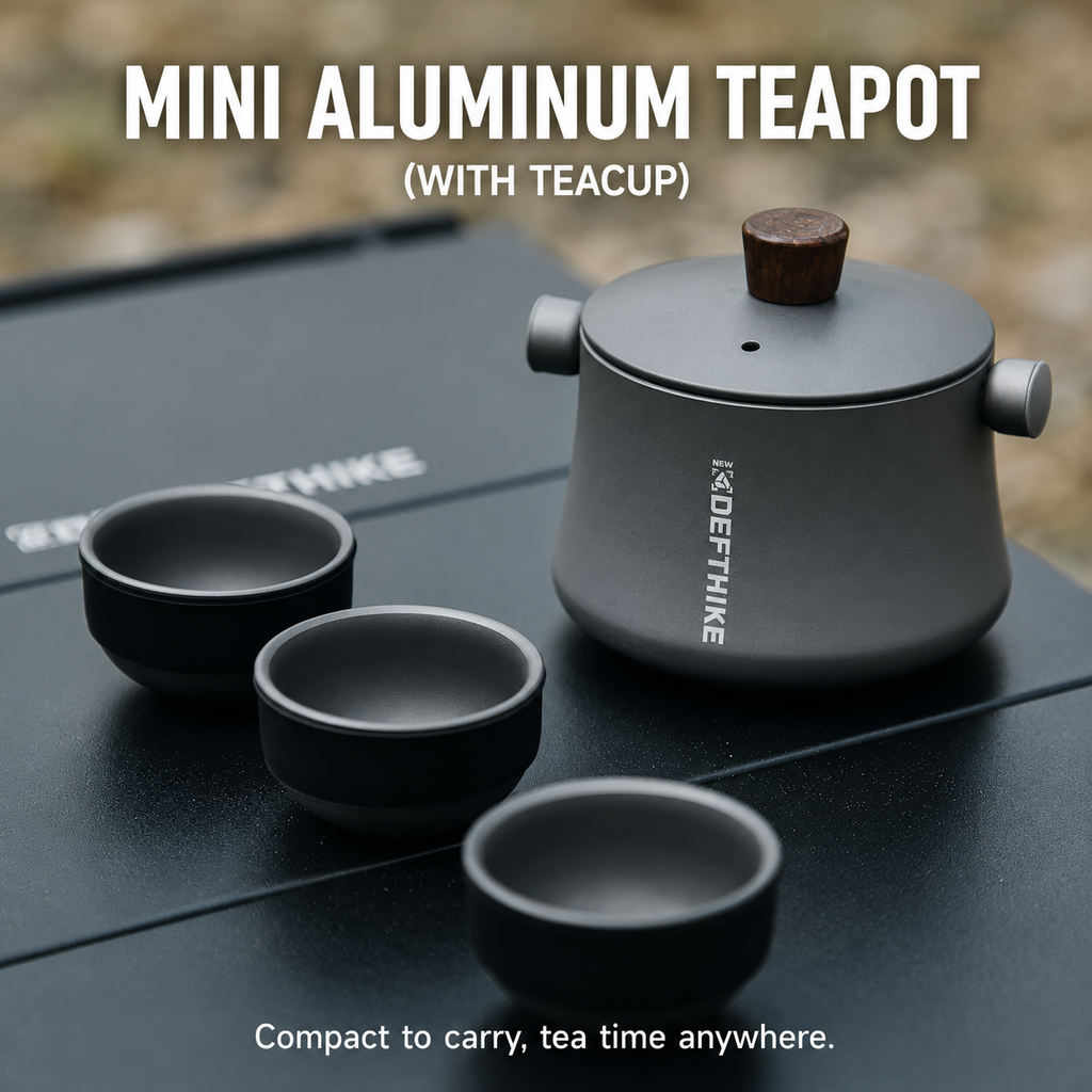 DEFTHIKE Mini Aluminum Teapot with Teacup