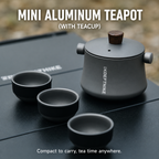 DEFTHIKE Mini Aluminum Teapot with Teacup