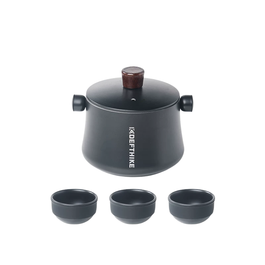 DEFTHIKE Mini Aluminum Teapot with Teacup