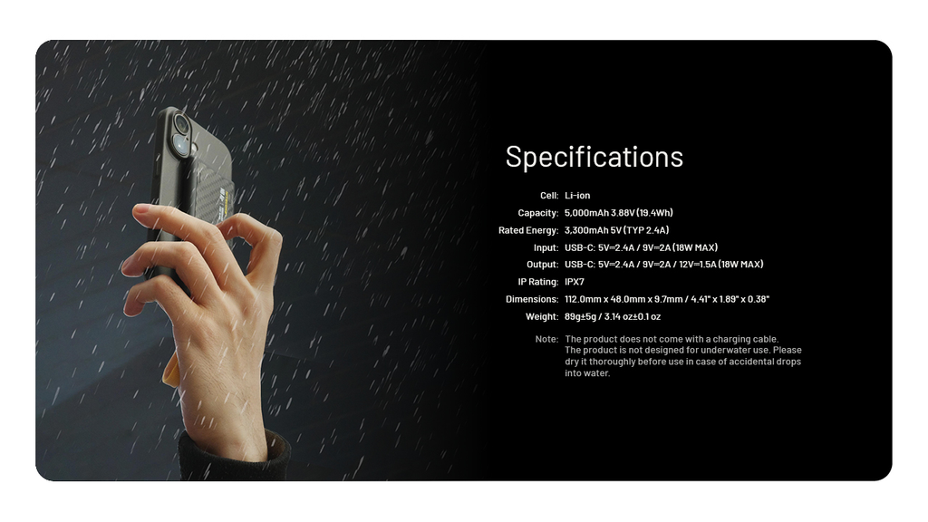 NITECORE NB AIR 5000mAh Power Bank