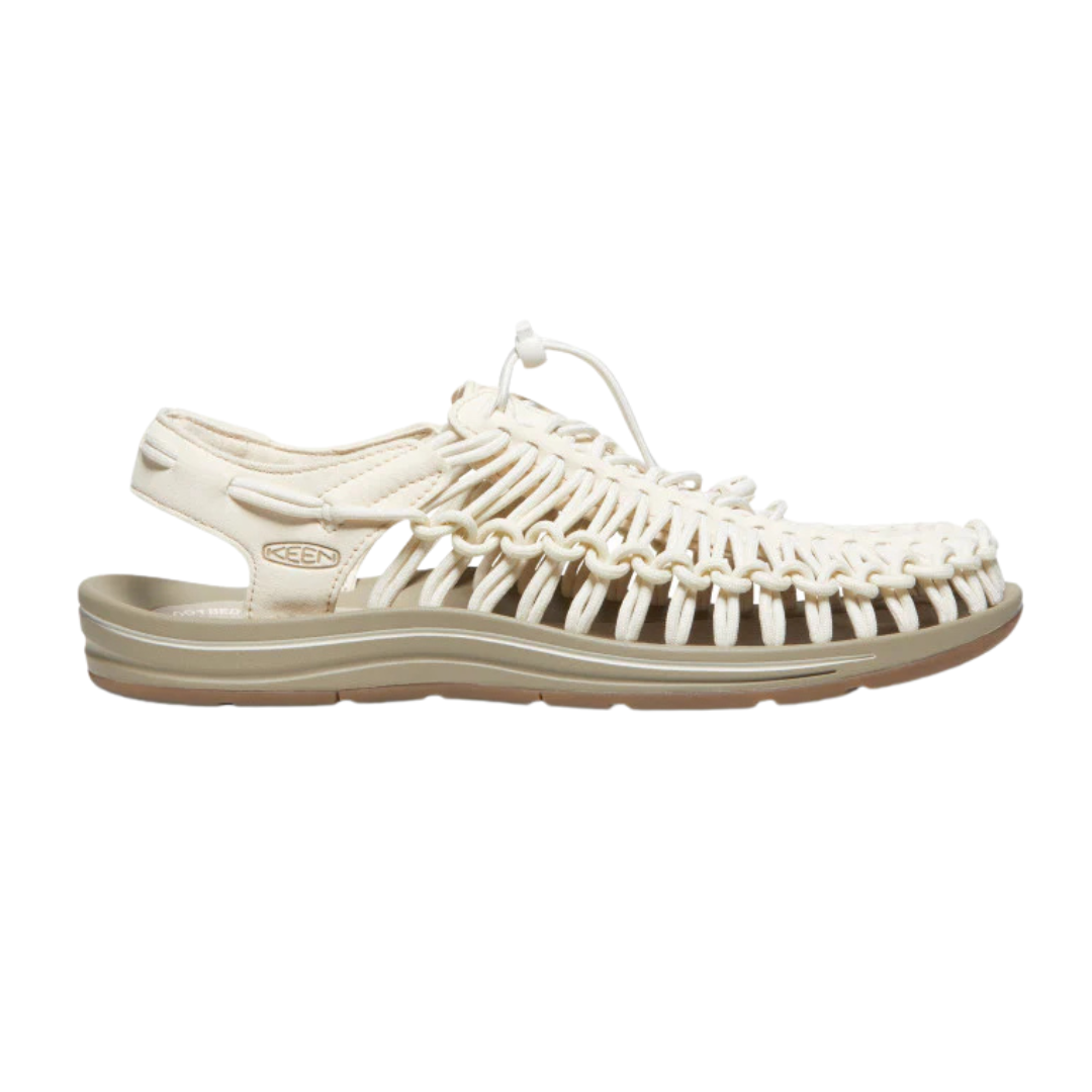 KEEN Men's Uneek Comfort Sandal - White Cap/Cornstalk